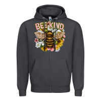 Smoke bee kind Zipper Hoodie - NancyCooperArtShop