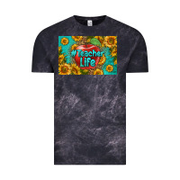 Cloud Black teacher life skinny metal can holder Vintage Tee - HRA Design Shop