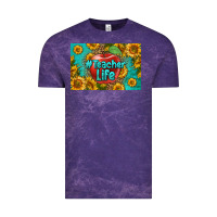 Cloud Purple teacher life skinny metal can holder Vintage Tee - HRA Design Shop
