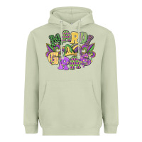 Matcha mardi gras Heavyweight Hoodie - MaliasSmallBusiness