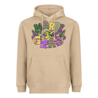 Mushroom mardi gras Heavyweight Hoodie - MaliasSmallBusiness