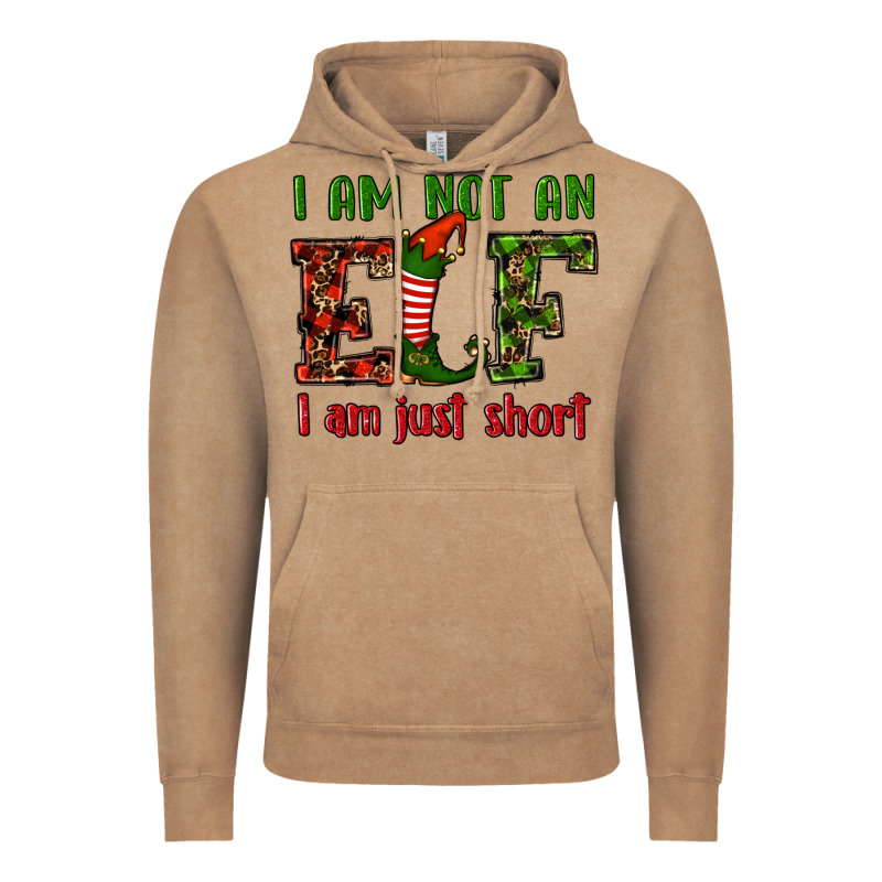 I Am Not An Elf I Am Just Short Christmas Vintage Hoodie by RanaPortraitStore | Teevron