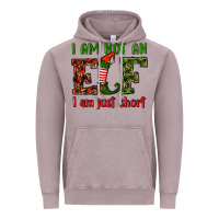 Vintage Zinc i am not an elf i am just short christmas Vintage Hoodie - RanaPortraitStore