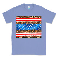Colony Blue usa camouflage american flag Classic Tee - AdoDesignShop