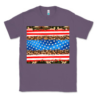 Lavender usa camouflage american flag Classic Tee - AdoDesignShop