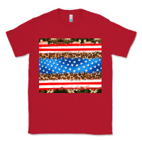 Red usa camouflage american flag Classic Tee - AdoDesignShop