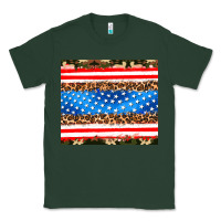 Sports Green usa camouflage american flag Classic Tee - AdoDesignShop