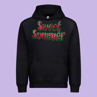 Sweet Summer Watermelon Urban Hoodie Designed By Nancycooperartshop