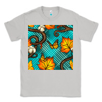 Moon Dust autumn leaves seamless pattern Classic Tee - BundleAndBundleShop