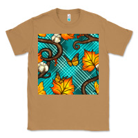 Toasted Coconut autumn leaves seamless pattern Classic Tee - BundleAndBundleShop
