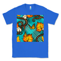 True Royal autumn leaves seamless pattern Classic Tee - BundleAndBundleShop