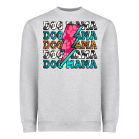 Heather Grey dog mama Heavyweight Sweatshirt - Zillion Design Studio