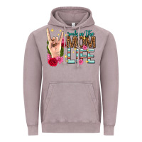 Vintage Zinc rockin the mom life mothers day Vintage Hoodie - texasbilliewilder