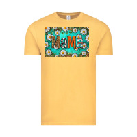 Vintage Mustard western daisy mama skinny metal can holder Vintage Tee - HRA Design Shop