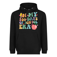 Black in my 100 days of school era Heavyweight Hoodie - MaliasSmallBusiness