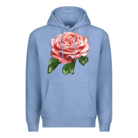 Colony Blue America Rose Premium Hoodie - LillyAllenDesigns