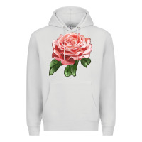 Dove Grey America Rose Premium Hoodie - LillyAllenDesigns