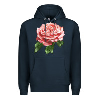 Navy America Rose Premium Hoodie - LillyAllenDesigns