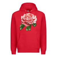 Red America Rose Premium Hoodie - LillyAllenDesigns