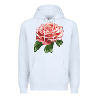 White America Rose Premium Hoodie - LillyAllenDesigns