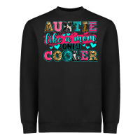 Black auntie like a mom only cooler Heavyweight Sweatshirt - Zillion Design Studio