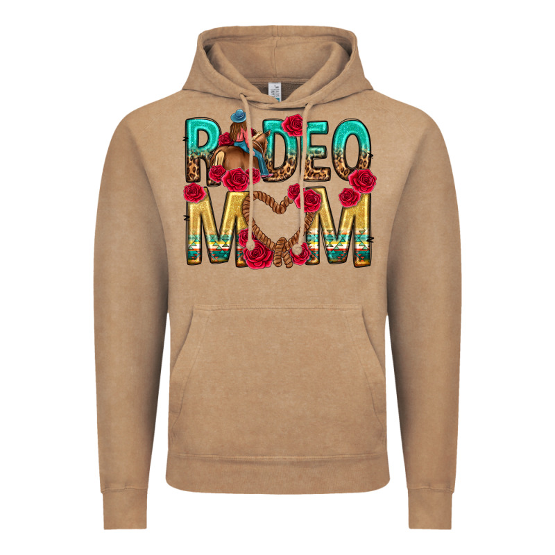Rodeo Mom Mothers Day Vintage Hoodie by texasbilliewilder | Teevron