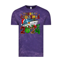 Cloud Purple merry cruisemas 2024 Vintage Tee - AdoDesignShop