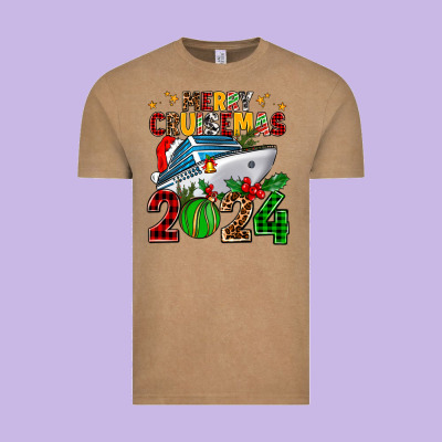 Merry Cruisemas 2024 Vintage Tee Designed By Adodesignshop