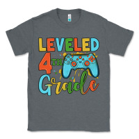 Charcoal Heather leveled 4th grade Classic Tee - JahusDesignShop
