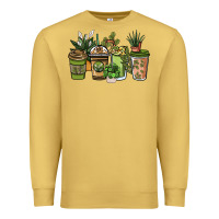 Plant Lover Coffee Cups Premium Sweatshirt | Teevron