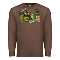 Chestnut plant lover coffee cups Premium Sweatshirt - NancyCooperArtShop