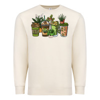 Sandshell plant lover coffee cups Premium Sweatshirt - NancyCooperArtShop