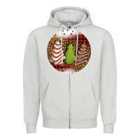 Dove Grey Christmas tree cakes Christmas Zipper Hoodie - Jasminsmagicworld