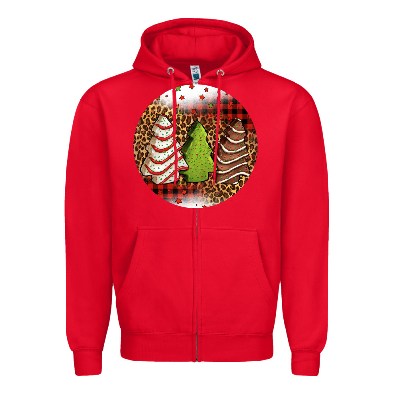 Christmas Tree Cakes Christmas Zipper Hoodie by Jasminsmagicworld | Teevron