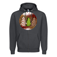 Smoke Christmas tree cakes Christmas Zipper Hoodie - Jasminsmagicworld