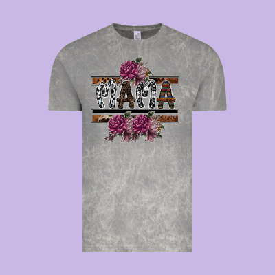 Mama Vintage Tee Designed By Sublimationcraftshop