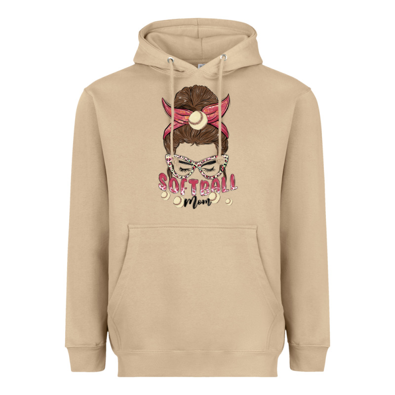 Softball Mom Heavyweight Hoodie by MaliasSmallBusiness | Teevron