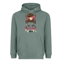Sage softball mom Heavyweight Hoodie - MaliasSmallBusiness