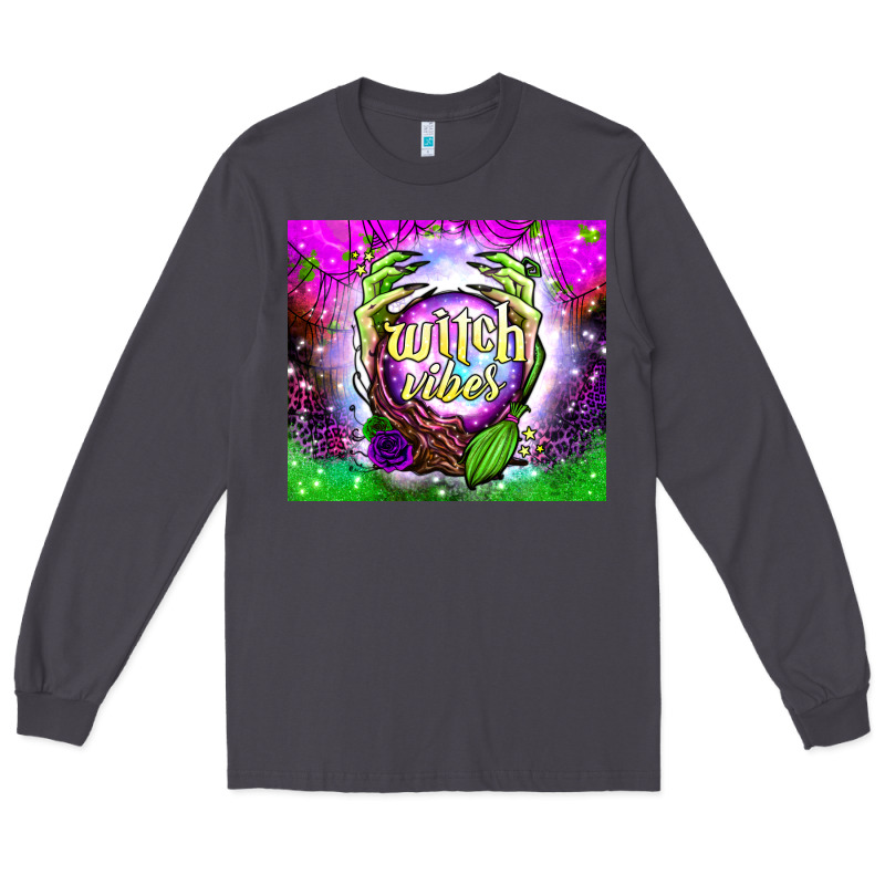 Witch Vibes Crystal Ball Tumbler Long Sleeve Tee by BundleAndBundleShop | Teevron