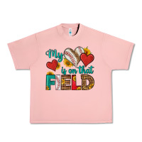 Salmon my heart is on that field baseball Urban Heavy Tee - HRA Design Shop
