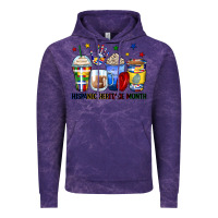 Cloud Purple hispanic heritage month coffee cups Vintage Hoodie - Zillion Design Studio