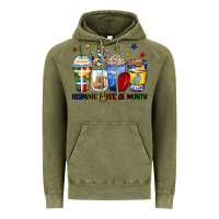 Vintage Olive hispanic heritage month coffee cups Vintage Hoodie - Zillion Design Studio