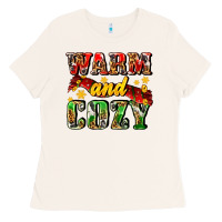 Bone warm and cozy with scarf Ladies Tee - AdoDesignShop
