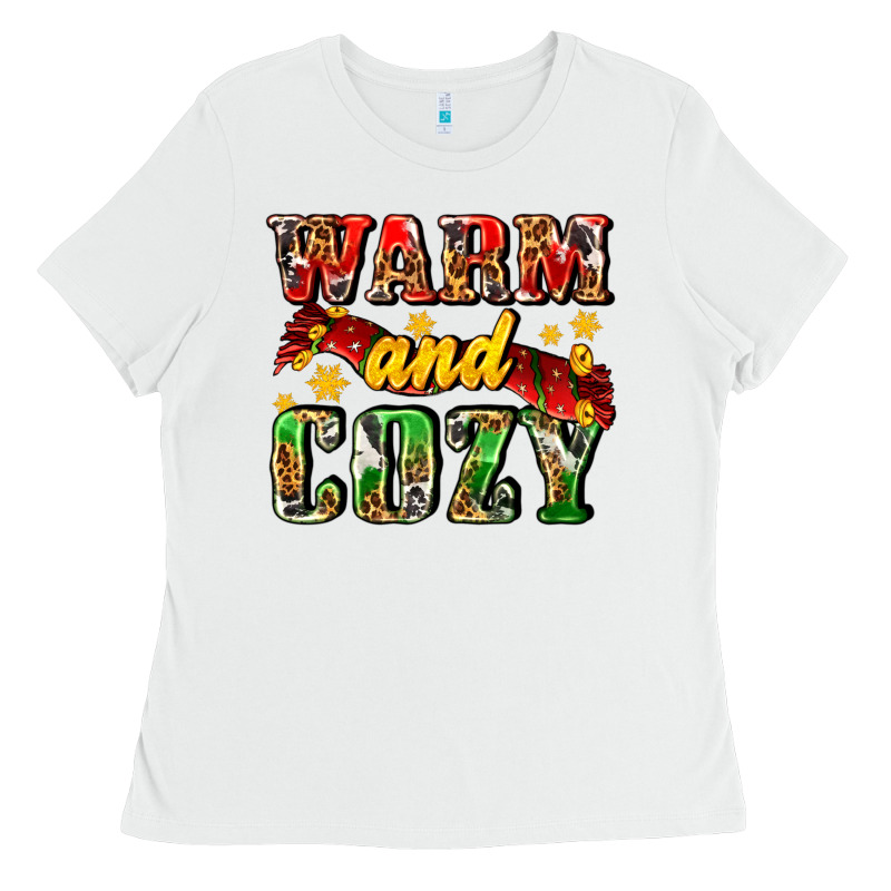 Warm And Cozy With Scarf Ladies Tee by AdoDesignShop | Teevron
