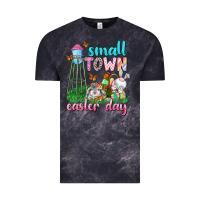 Cloud Black Small Town Easter Day Vintage Tee - Neo Western