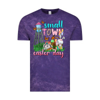 Cloud Purple Small Town Easter Day Vintage Tee - Neo Western