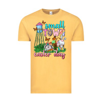 Vintage Mustard Small Town Easter Day Vintage Tee - Neo Western
