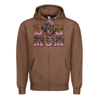 Chestnut dog mom dachshund Zipper Hoodie - BarkalooDesign