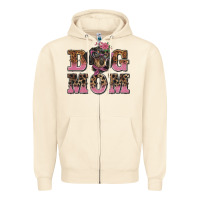 Sandshell dog mom dachshund Zipper Hoodie - BarkalooDesign