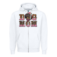 Dog Mom Dachshund Zipper Hoodie | Teevron